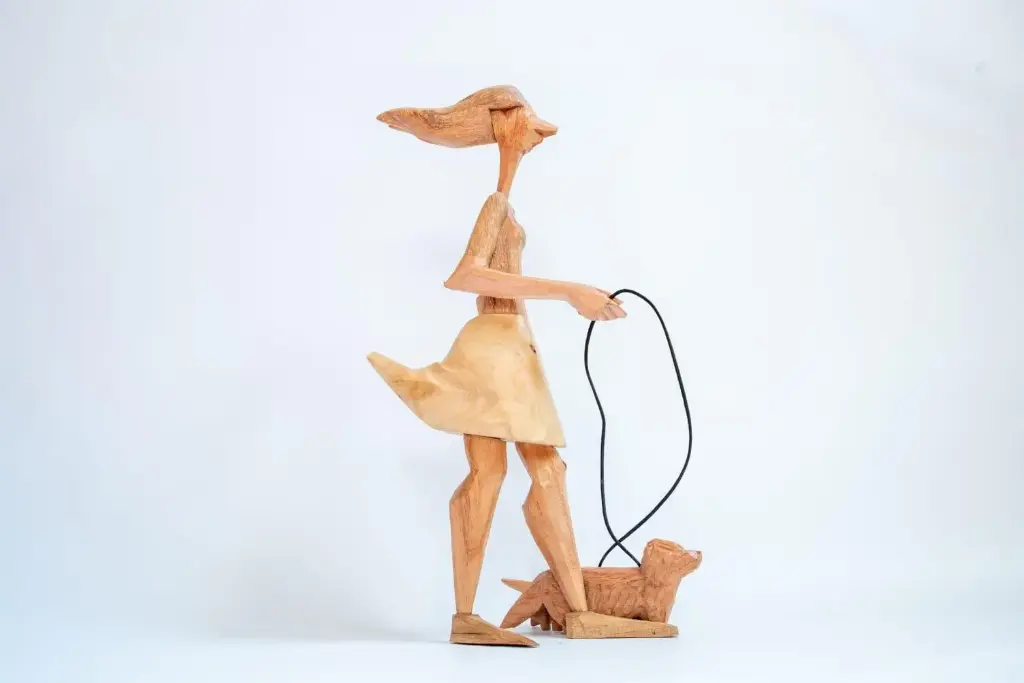 Mujer y perro